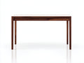 Console in legno massello 120×38×80 cm - marrone noce/bianco - piano effetto marmo con 1 cassetto per Camera Da Letto